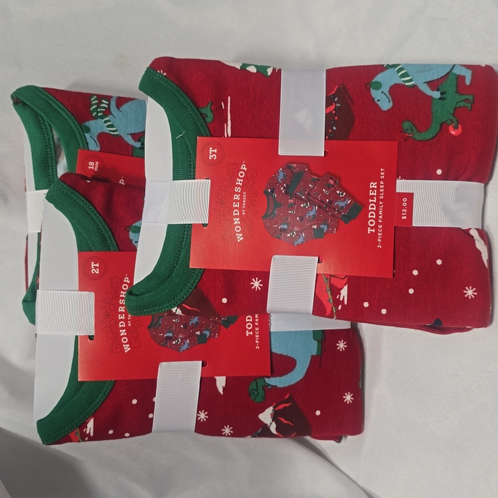 Wondershop Christmas Dinosaur Pajamas